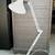 DESK LAMP White Metal Workshop Work Light Spring Action Missing Base 1 thumbnail