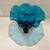 Viking Epic Drape 3 Toed Blue Glass Compote 4 thumbnail