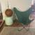 Two Green Mid-Century Butterfly Chairs 1 thumbnail