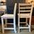 Tall White Wood Bar Stools (Set of 2) 3 thumbnail