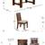 Dining set with 6 chairs and two leafs wood table free delivery 14 thumbnail
