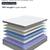 Ikea slattum Upholstered Bed And Purrjoy Firm 12 inch Queen Mattress 3 thumbnail