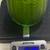 Green Corn Shaped Vase 11" Tall 5" Round 5/8" Top Hole, 4.5 lbs, Glass 7 thumbnail