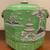MID CENTURY HAND PAINTED PORCELAIN TEA CANISTER 5 thumbnail