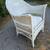 1920s Wicker Armchair Tall Back Antique porch chair 3 thumbnail