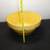 Huge 15" antique yelloware mixing bowl vintage stoneware brown band 2 thumbnail
