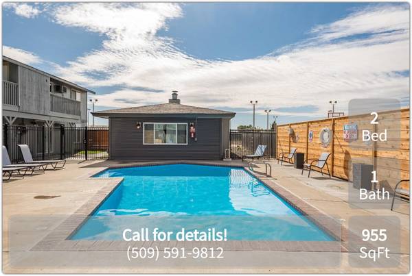 $1,419 / 2br - 955ft2 - Let us show you the home of your dreams! Tour our 2 Bed, 1 bath! (Pasco/ Richland/ Kennewick)64026292710659121