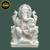 Marble Ganesh Murti Online | Handcrafted White & Black Ganpati Idols 1 thumbnail