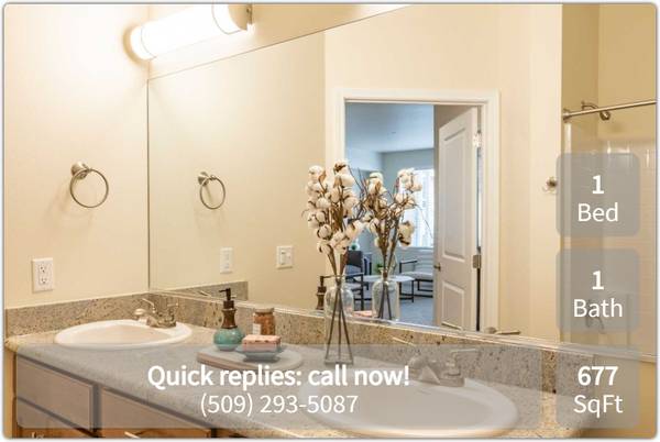 $1,660 / 1br - 677ft2 - Beautiful 1BE 1BA on 2nd floor with washer/dryer in unit. Apply now!! (Wenatchee)63894453994371121