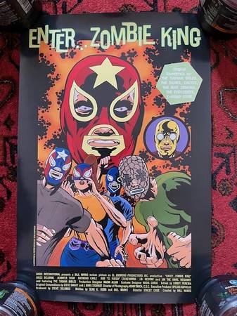 Rare ENTER ... ZOMBIE KING (2003) Rolled Insert Poster 1