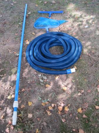 Swimming Pool Vacuum Kit - New 35 Ft Hose, Bottom Brush - Water Screen 1