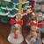 Vintage 4 Cloche Bell Christmas Ornaments 1960's 6 thumbnail
