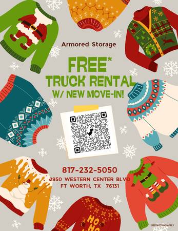 Santa Stores Here & So Should You! FREE* Truck Rental! 1
