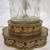 CRYSTAL Glass Brass Lamp Flower Cuts Crystal Finial Filigree ANTIQUE 13 thumbnail