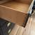 Super Sleek Black Antique Dresser Chest & Opt. Beveled Mirror 6 thumbnail