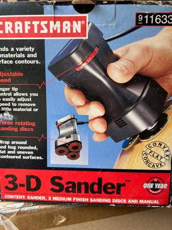Hand disk sander new 1