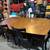 Solid Wood Rustic Standard Height Dining Table Set 2 thumbnail
