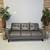 Natuzzi Genuine Leather Grey Sofa - Delivery Available 10 thumbnail