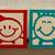 Painting of smiley faces - 4 different colors and kind 1 thumbnail
