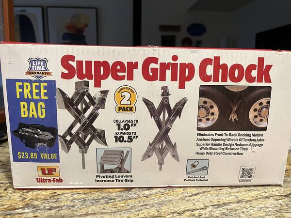 Dual Axle Trailer chocks 1