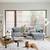 West Elm Cozy Plush Performance Shag Rug, White, 6'x9' 3 thumbnail