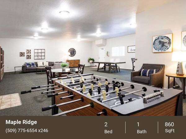 $1,324 / 2br - 860ft2 - Dishwasher, Clubhouse, Large closets, Central heat (Richland)63662874885889121