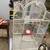 🕊️ Decorative Chalk White Metal Bird Cage with Wooden Bird Accent 1 thumbnail