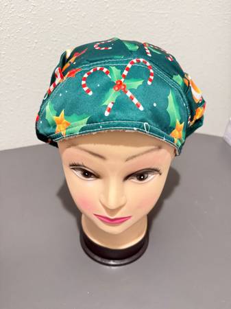 Brand New 25 PCS Adjustable Working Cap with Elastic Bouffant Hats with Print Ch 1