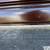 Vintage Queen Size Dark Walnut Low Profile Sleigh Bed w/Nightstand 10 thumbnail