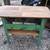 Cute Metal and Pine Top Vintage Kitchen Island Stove Table 2 thumbnail