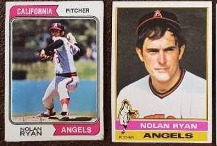 Nolan Ryan Baseball Cards lot 2 1