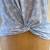 Cute pastel Knotted Top, Size Med, EXCELLENT Cond. 2 thumbnail