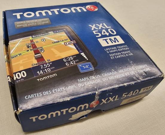 NEW Open Box TomTom XXL 540 TM 5-inch US, Canada Mexico Automotive GPS 1