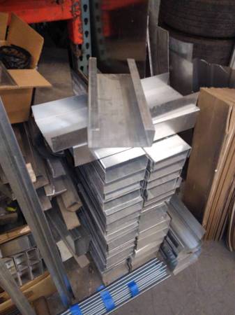Galvanized Angle & U Channel  2", 2.5", 6"  & other metal trim 1