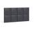 Foremost Tessa Headboard Tiles in Matte Black PU 2 thumbnail