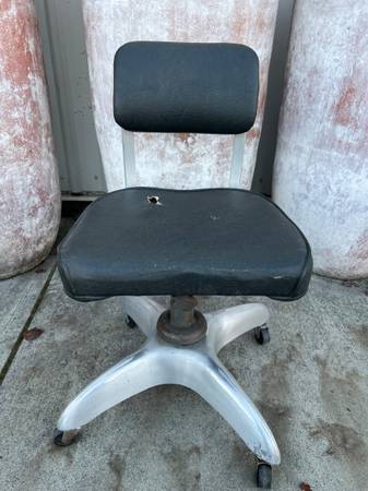 1950's Rolling Office Tank Chair Gio Ponti for Goodform 1