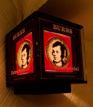 Burns “ Extra Special “ Beer Wall Sign 1
