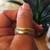 18K Italian Yellow and White Gold Wide and Heavy Band (Size 9-10) 1 thumbnail