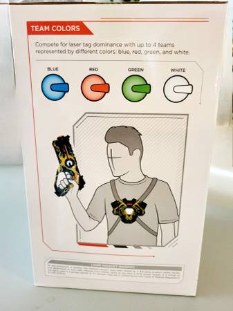 4 Team Laser Tag with Vests "Force Blasters" 1