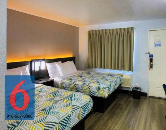 $399 / 1br - FLAT WEEKLY RATE in Sacramento - Furnished, WiFi, Pool, Fresh Sheets! (Natomas & Smf Airport)63900308468098120