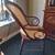 Vintage Rushed and Caned Seat Chair with Scroll Arms 2 thumbnail