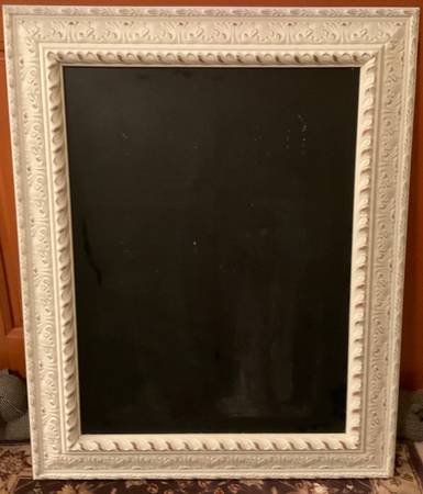 Framed chalk board 38.5” x 28.5” 1