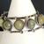 VTG Sterling Silver 10 Stone Green Turquoise Chain Link Bracelet 58.6g 1 thumbnail