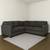 Black L Shaped Sectional Couch Sofa 2 thumbnail