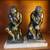 Rodin, The thinker,  bookshelf book ends (pair) bronze metal onyx base 1 thumbnail