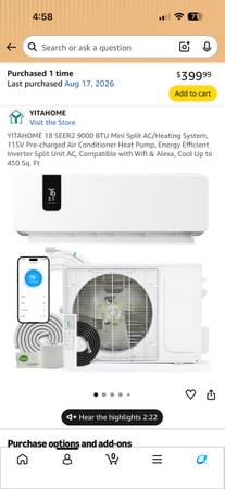 HVAC expert to install 1 split unit 1