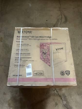 NewAir 17 in. Stone Brewing 60 Can Live Buena Beverage Refrigerator 1