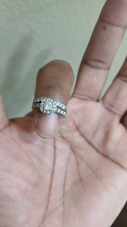 Diamond And White Gold Wedding Set 1