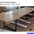OVERSIZED real wood conference/ dining tables 2 thumbnail