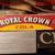Vintage  porcelain royal crown crate tag 2 thumbnail